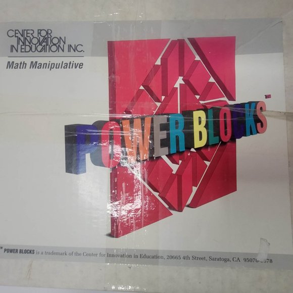 RED POWER BLOCKS - Math Manipulatives - Center for Innovation in Education W box - Picture 2 of 7